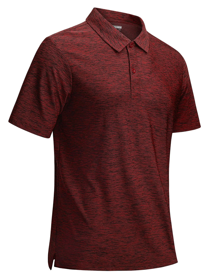 Mens Polo Shirt Lightweight Breathable Fit