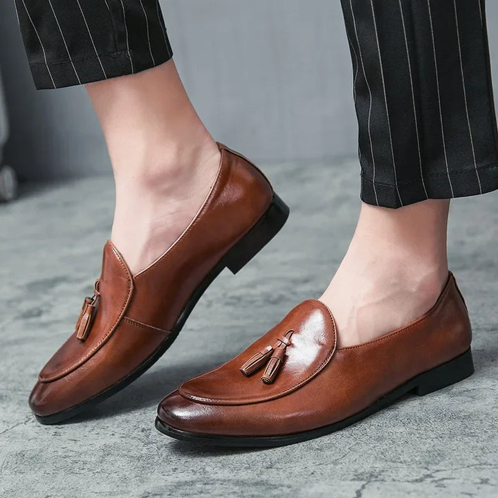 Mens Loafers Slip-On Comfortable Fit