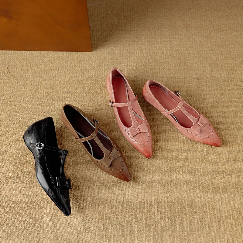 Womens Pumps Genuine Leather Classic Fit