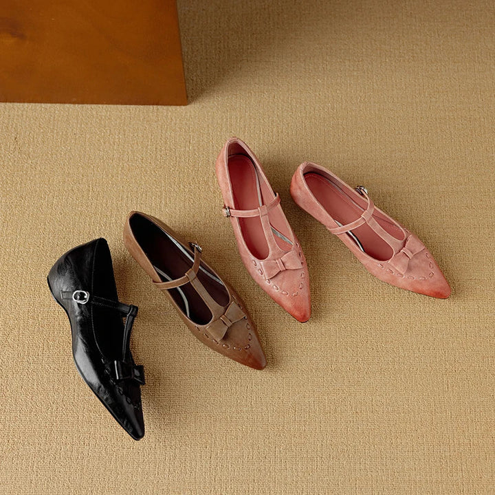 Womens Pumps Genuine Leather Classic Fit