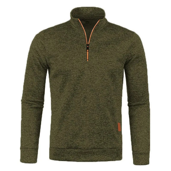 Mens Fleece Pullover Jacket Warm Fit