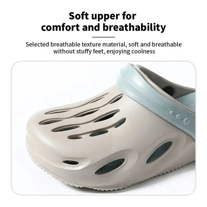 Mens Slides Comfortable Soft Footbed Casual Fit
