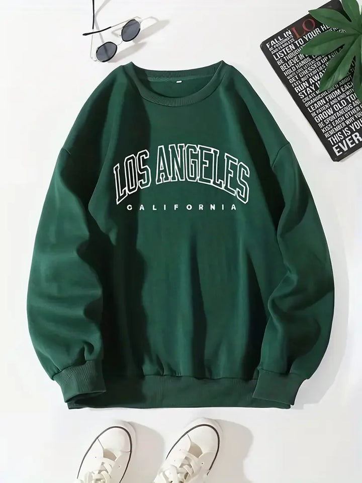 Unisex Winter Sweatshirt Printed Crewneck