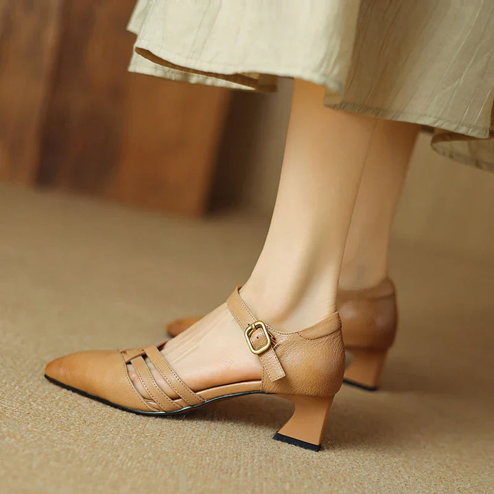 Womens Heels Genuine Leather Classic Fit