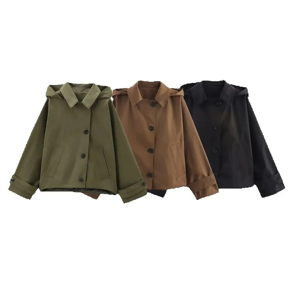 Mens Short Trench Coat Waterproof Classic Fit - BritishMode