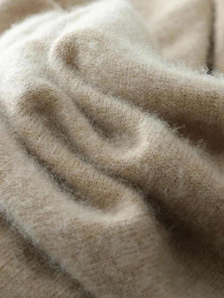 Womens Cashmere Wrap Sweater Soft Knit Crossover Style