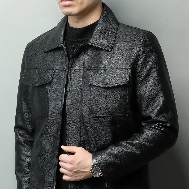 Womens Leather Jacket Classic Fit