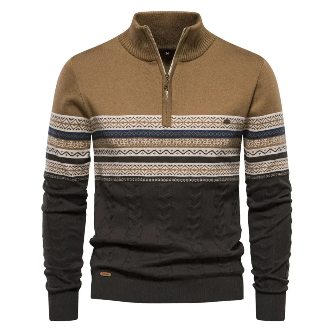 Mens Winter Sweater Wool Blend Regular Fit