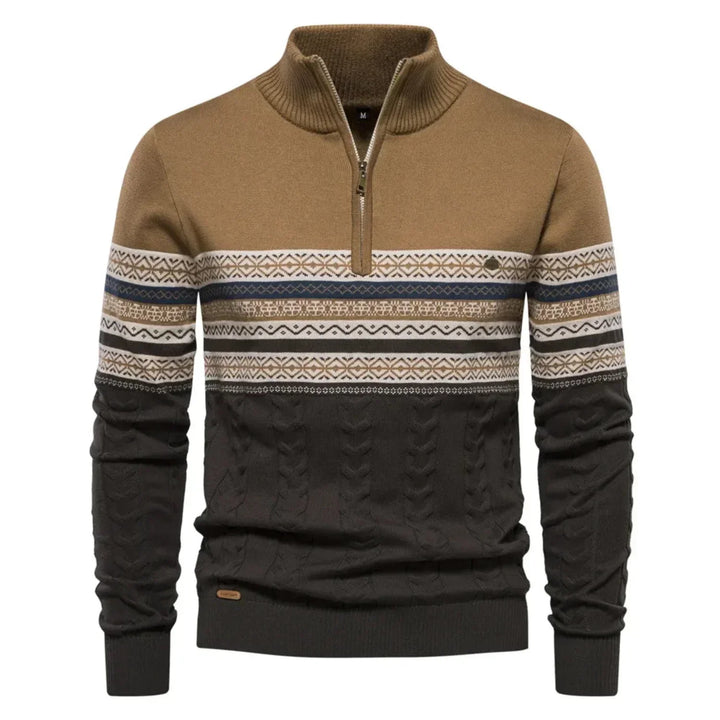 Mens Winter Sweater Wool Blend Regular Fit