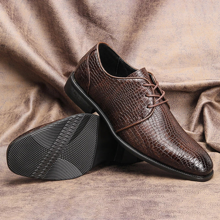 Mens Leather Oxford Dress Shoes