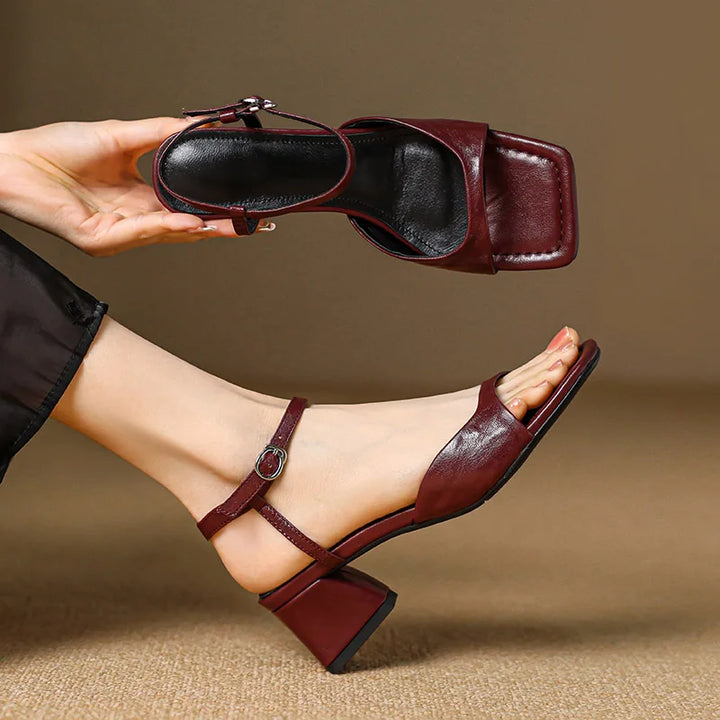 Womens Genuine Leather Sandals Comfortable Fit - BritishMode