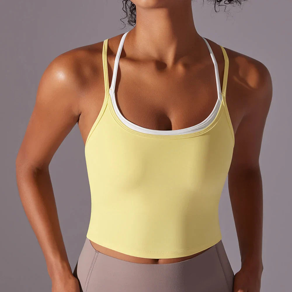 Womens Sports Bra Padded Supportive Fit