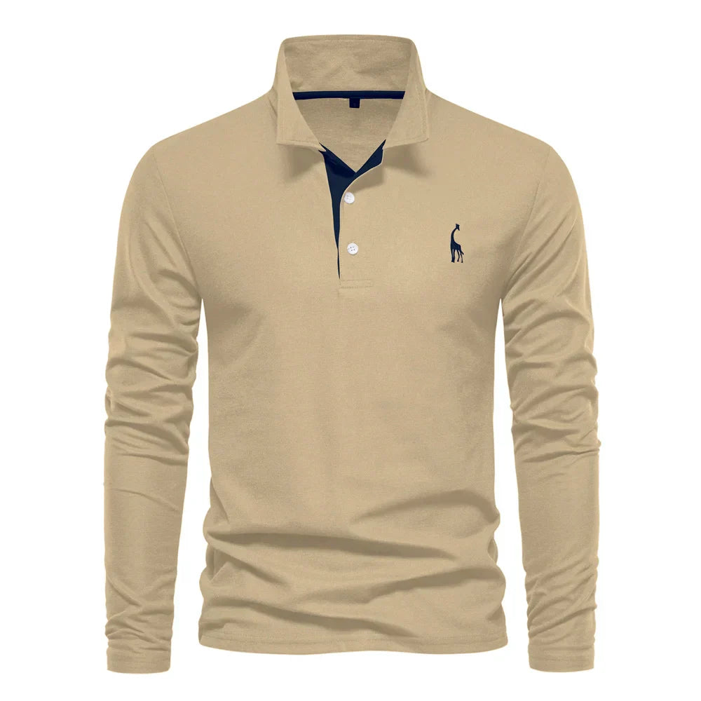 Mens Polo Shirt Embroidered Classic Fit