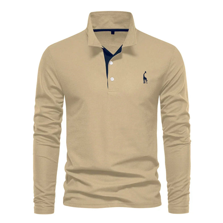 Mens Polo Shirt Embroidered Classic Fit