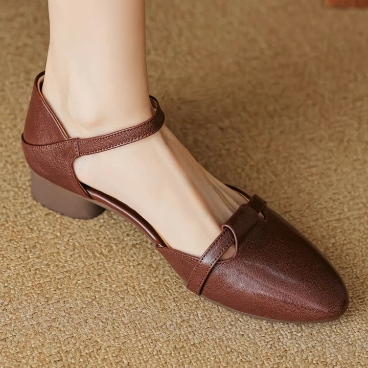 Womens Heels Genuine Leather Classic Fit