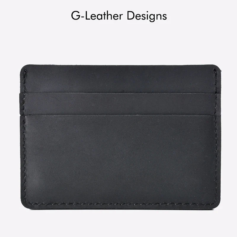 Unisex Leather Card Wallet Slim Design