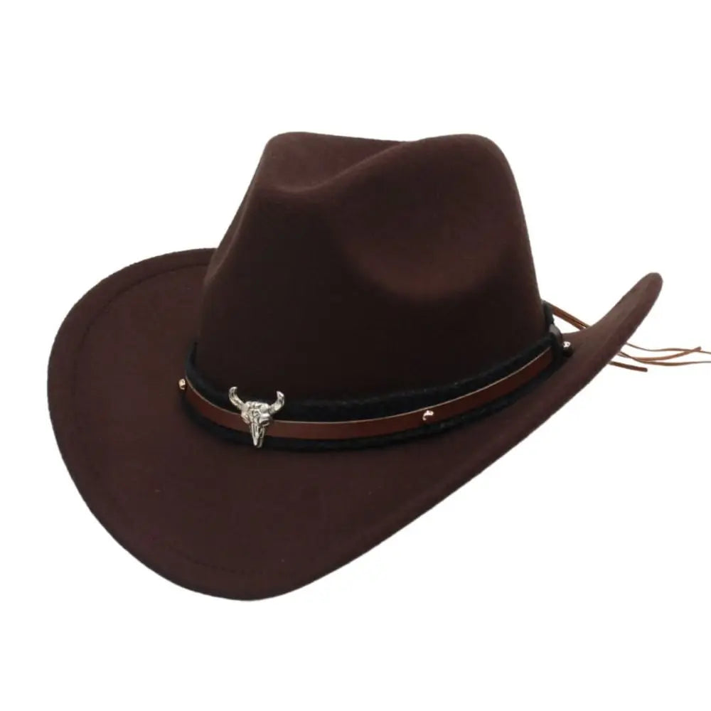 Unisex Felt Cowboy Hat Classic Style