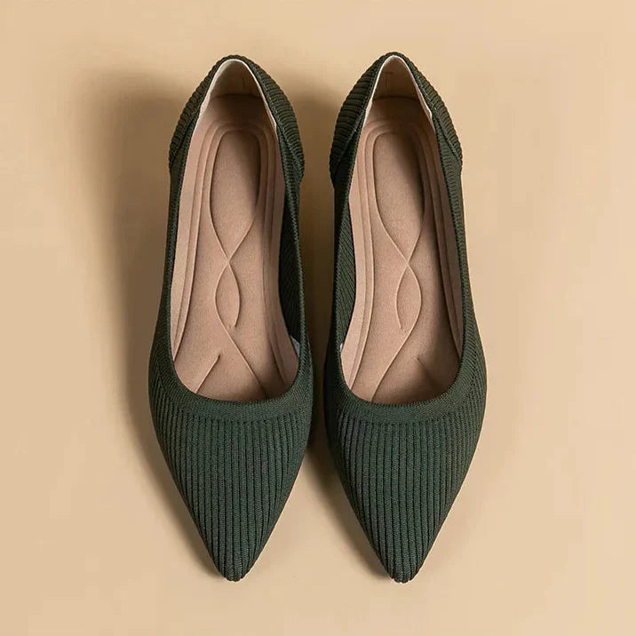 Womens Kitten Heel Pumps Classic Fit