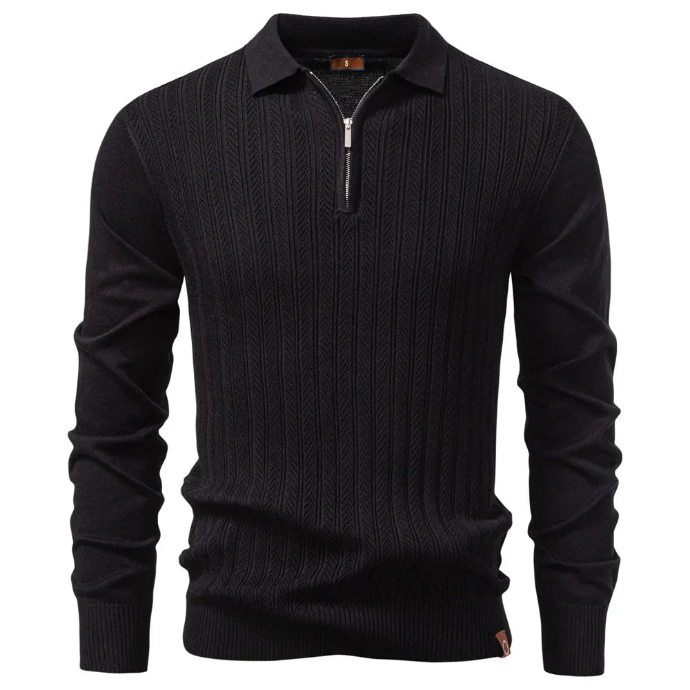 Mens Polo Shirt Embroidered Slim Fit Casual