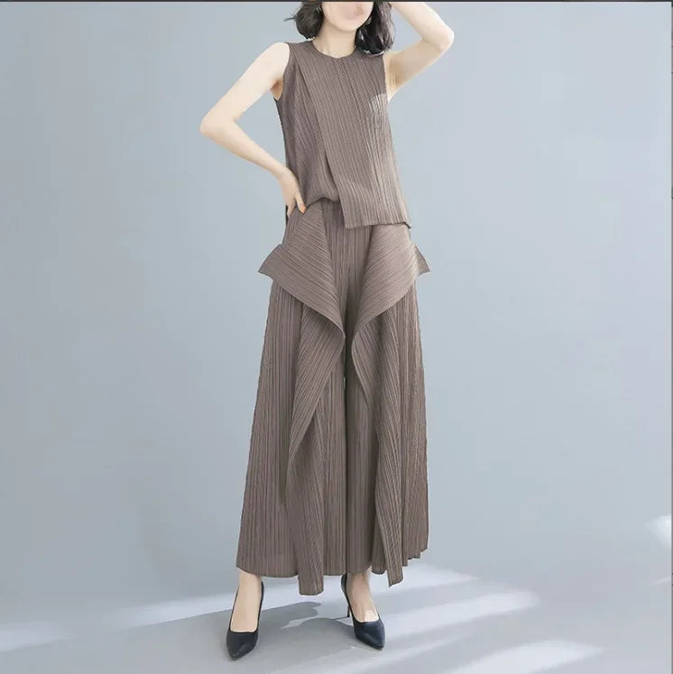 Womens Slim Fit Mermaid Leg Pants Elegant Style