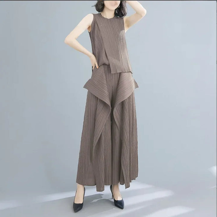 Womens Slim Fit Mermaid Leg Pants Elegant Style