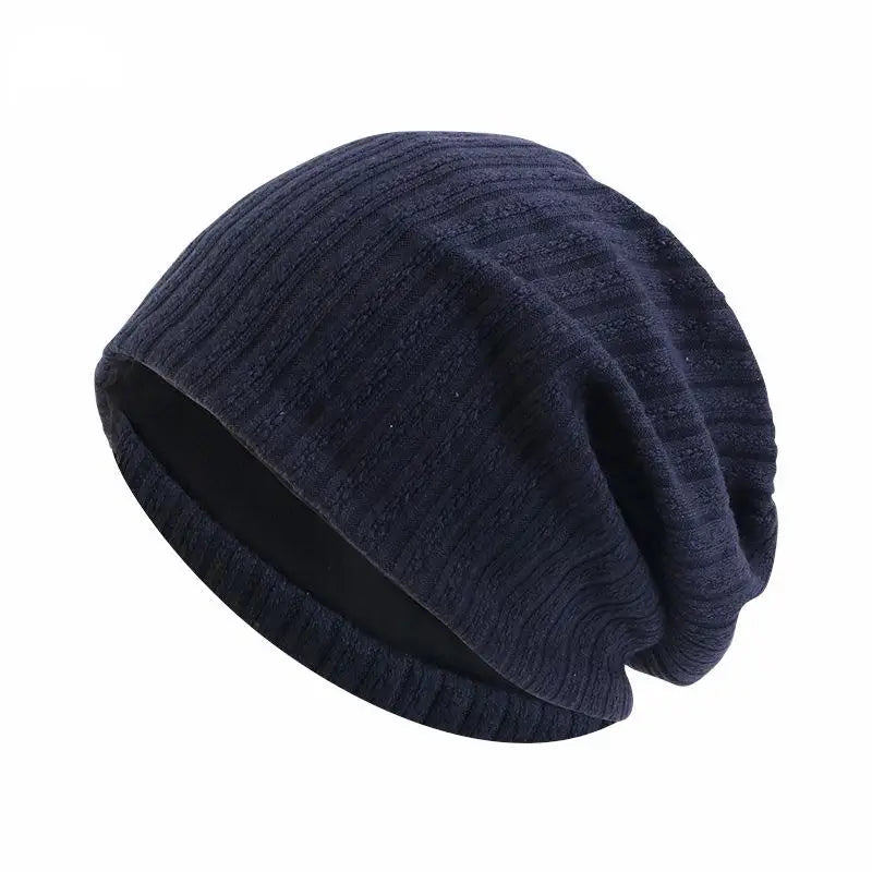 Unisex Cable Knit Beanie Thick Warm Fit