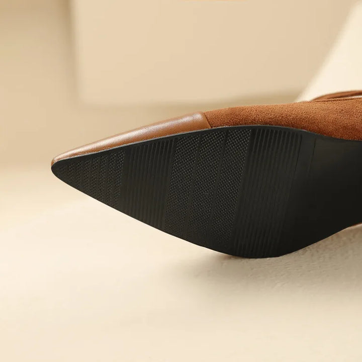 Womens Leather Heels Classic Fit