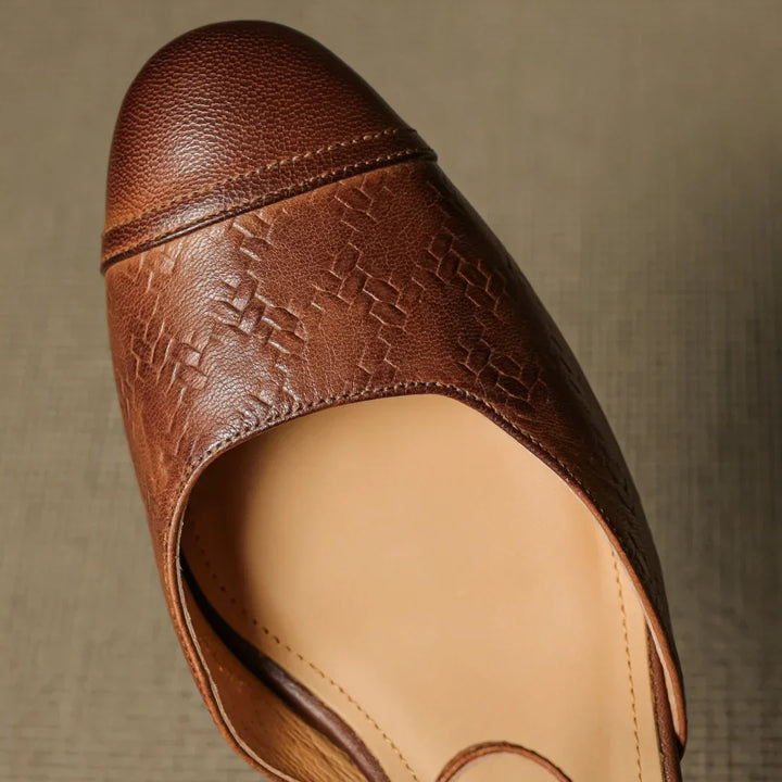 Womens Genuine Leather Pumps Classic Fit