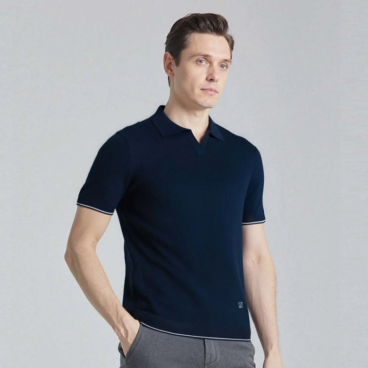 Mens Polo Shirt Breathable Short Sleeve - BritishMode