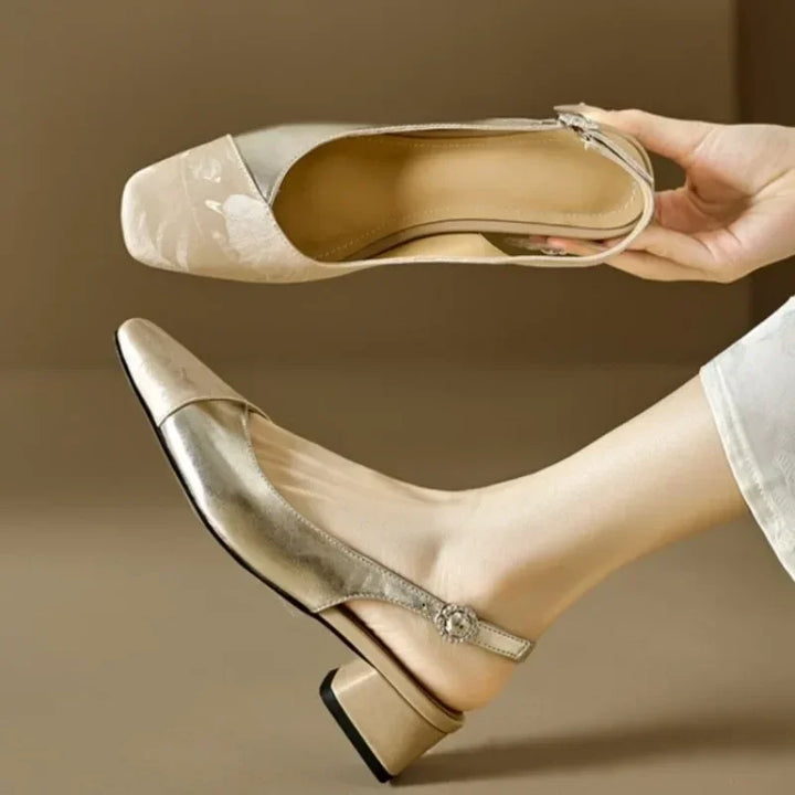 Womens Slingback Pump Leather Classic Fit