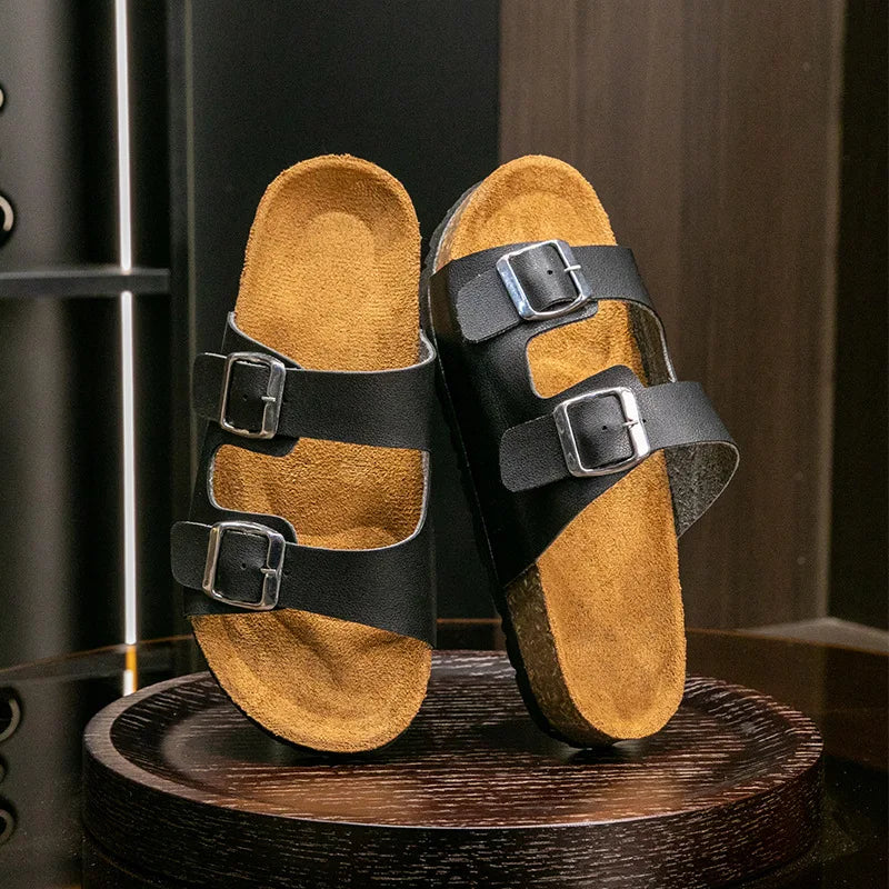 Womens Flip Flop Sandals Cork Comfortable Fit