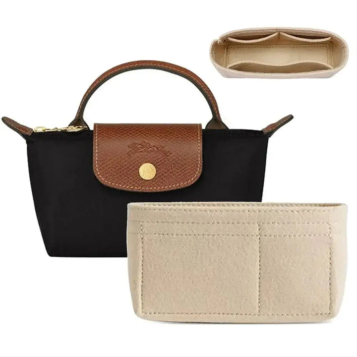 Unisex Organizer Insert Practical Compact Fit for Mini Tote Bags - BritishMode