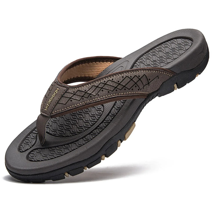 Mens Flip Flops Waterproof Breathable Summer Beach Shoes