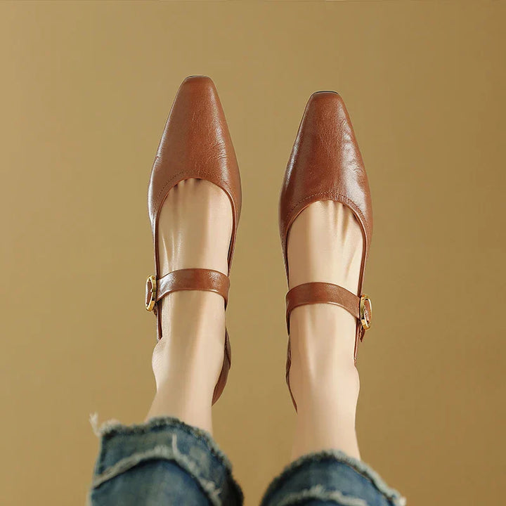 Womens Heels Genuine Leather Classic Fit