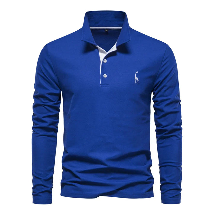 Mens Polo Shirt Embroidered Classic Fit