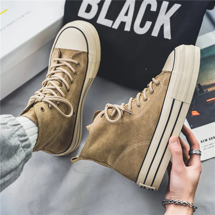 Unisex Ankle Boots Faux Suede Comfortable Fit