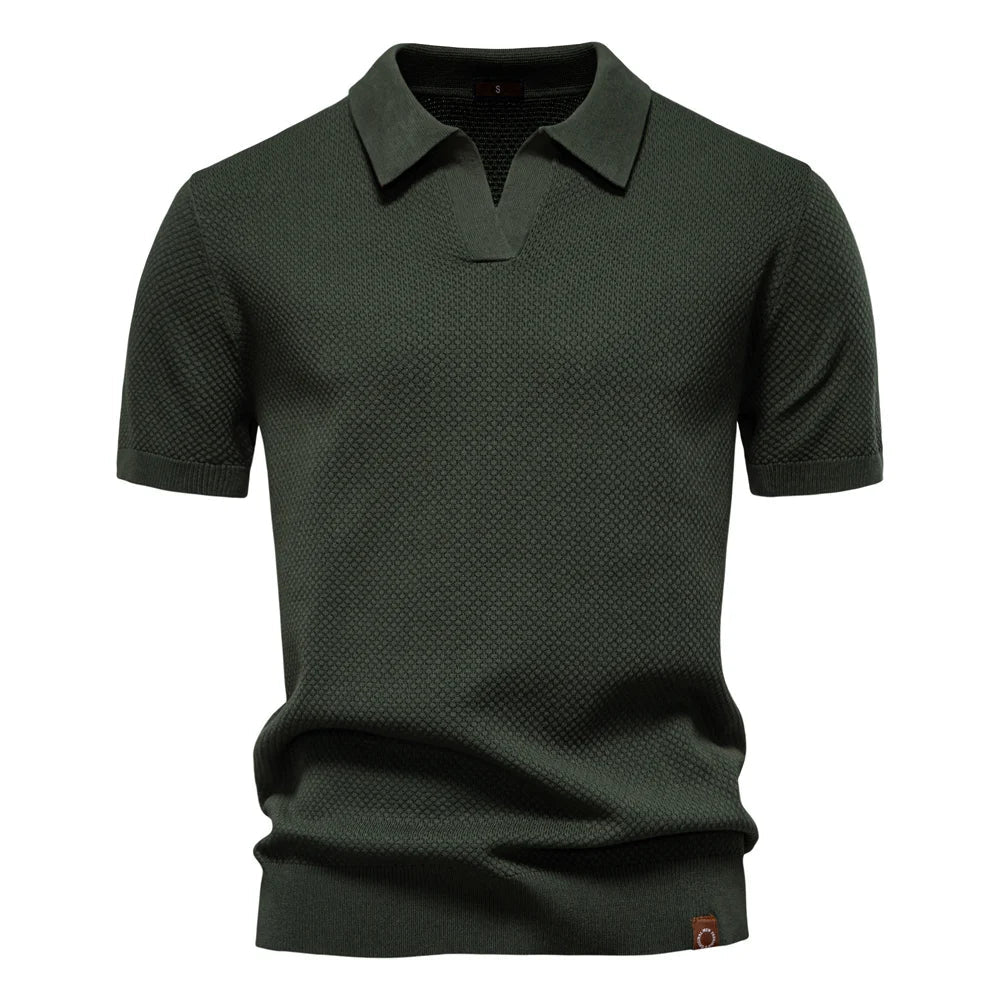 Mens Casual Polo Shirt Lightweight Fit