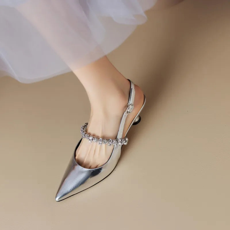 Womens Kitten Heel Shoes Classic Style - BritishMode