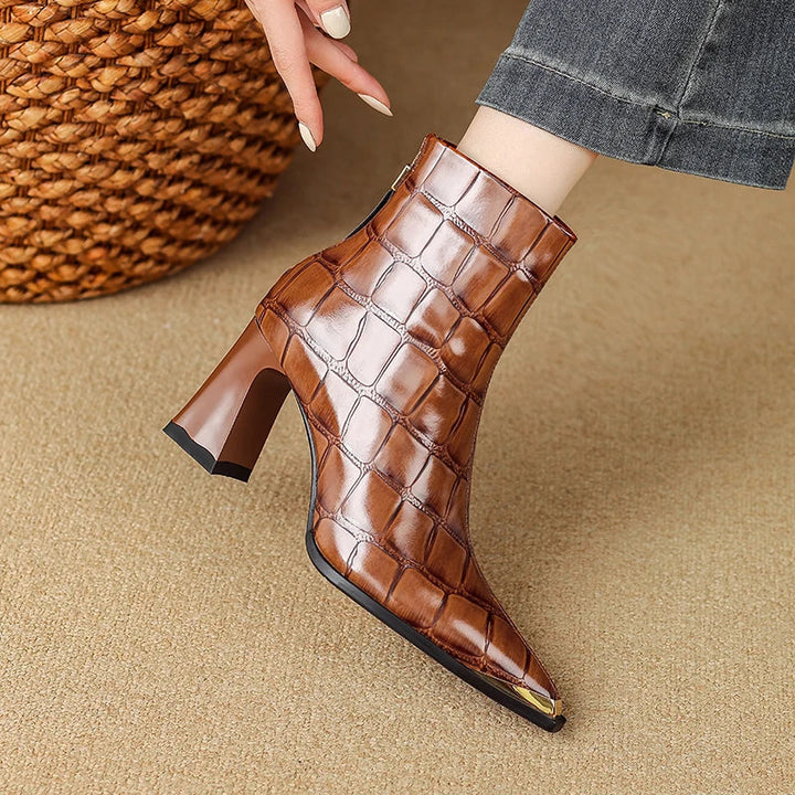 Womens Genuine Leather Boots Classic Fit