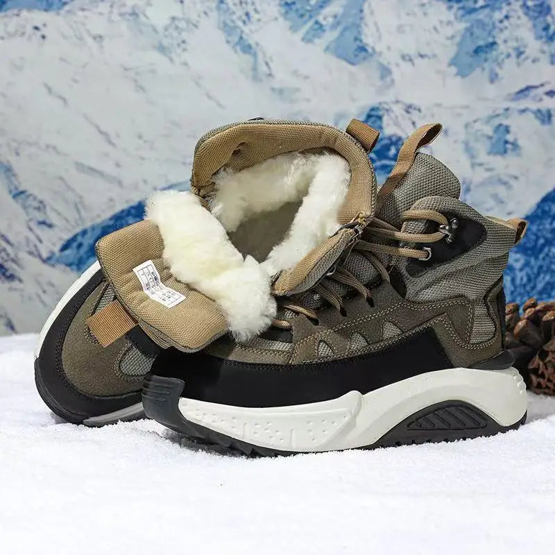 Mens Winter Boots Insulated Waterproof Waterproof