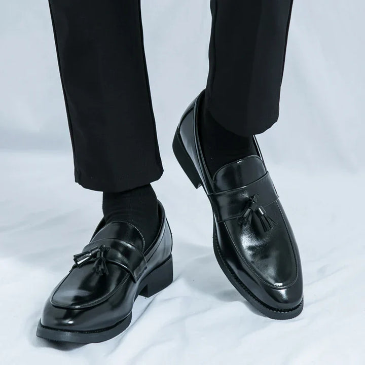 Mens Leather Loafer Slip-On