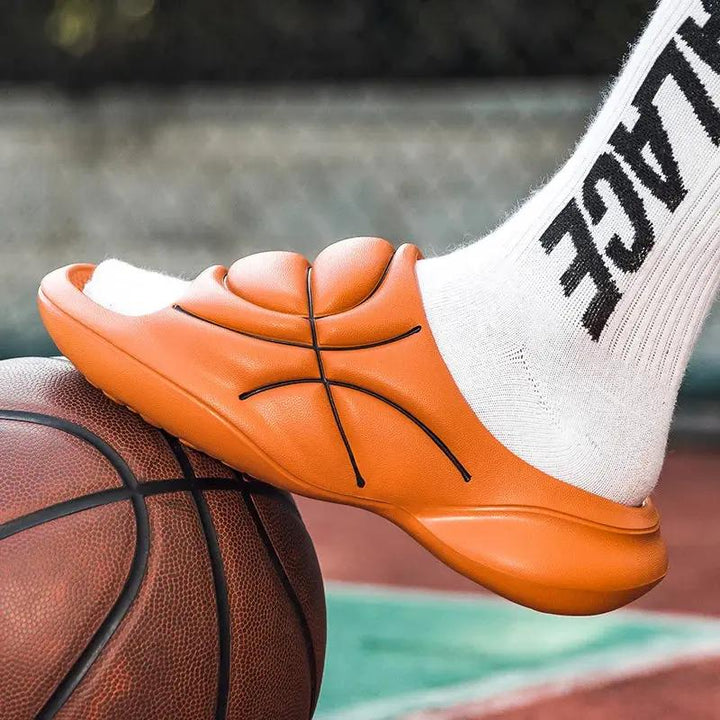 Mens Basketball Slides Soft Cushioned Sports Sandals