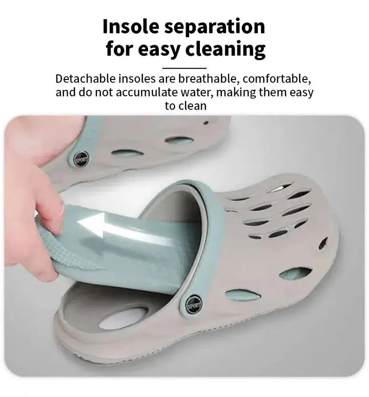 Mens Slides Comfortable Soft Footbed Casual Fit