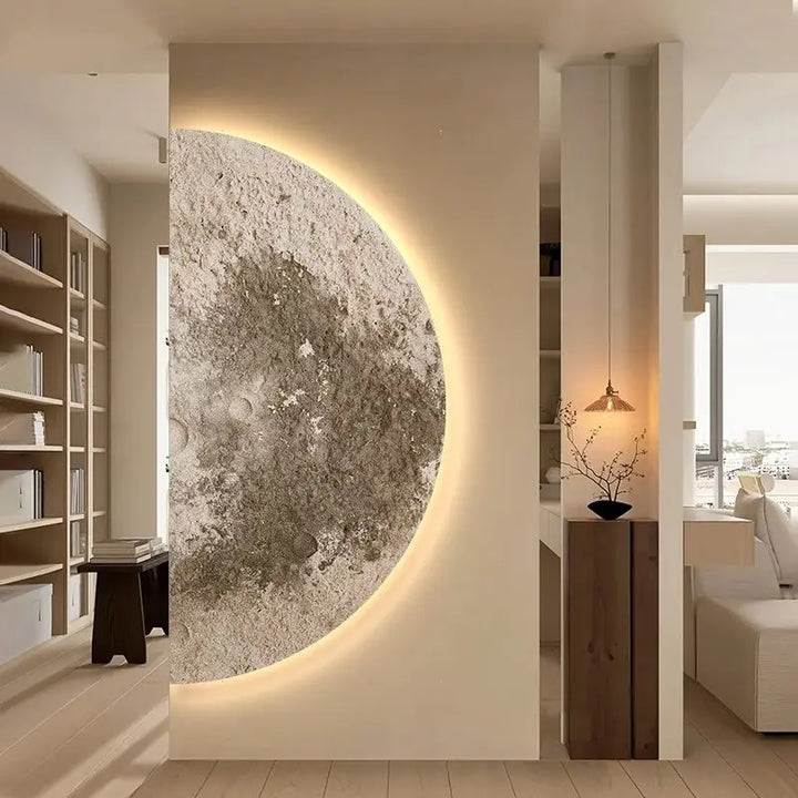 Outdoor Wall Mount Fixture Round Half Moon - BritishMode