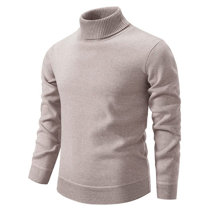 Mens Crew Neck Sweater Warm Knit - BritishMode