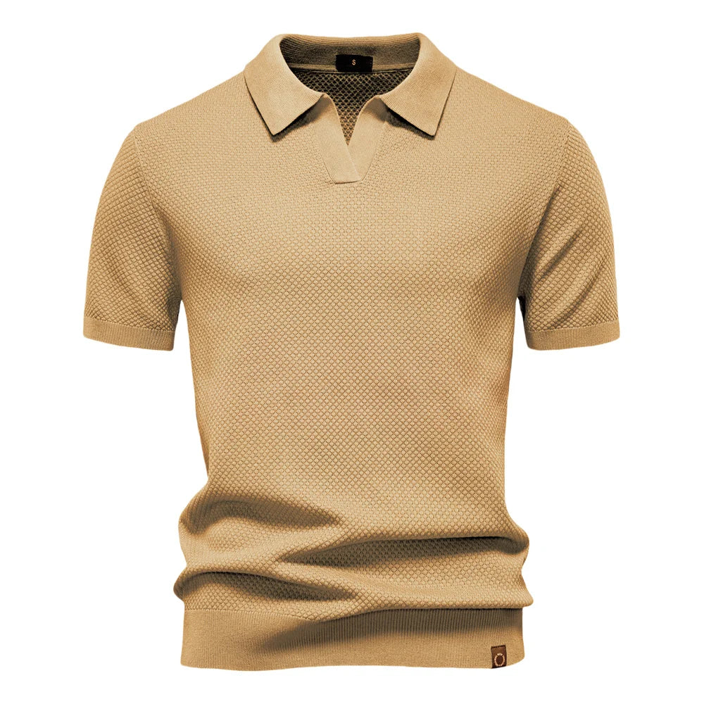 Mens Casual Polo Shirt Lightweight Fit