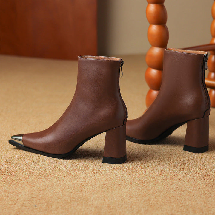 Womens Genuine Leather Boots Classic Fit