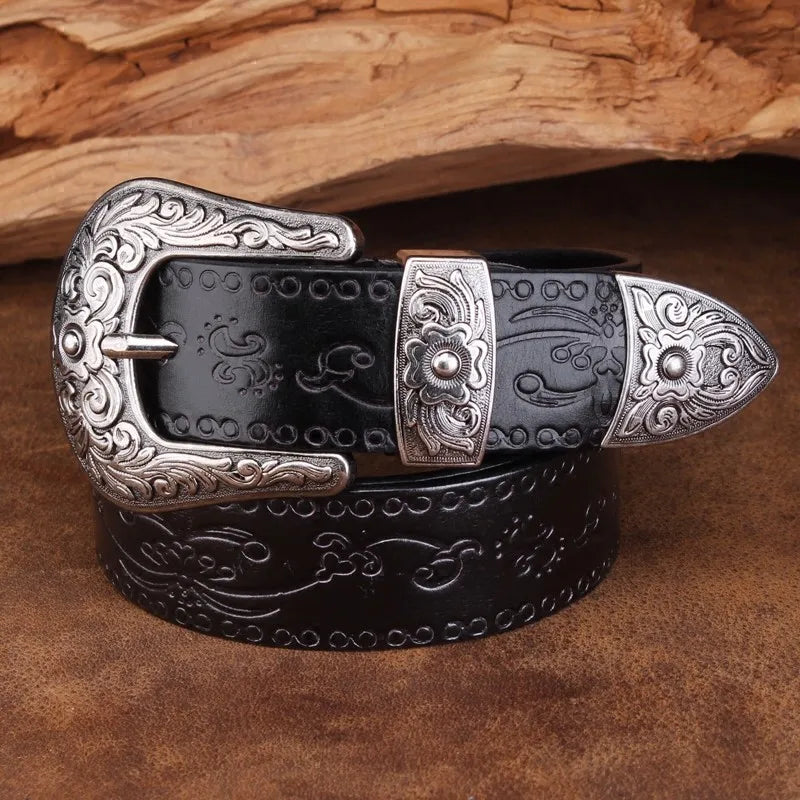 Unisex Leather Belt Classic Fit