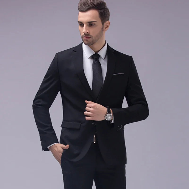 Mens Formal Business Jacket Smart Fit