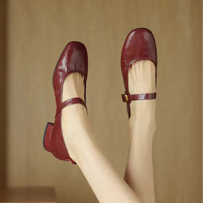 Womens Pumps Genuine Leather Classic Fit